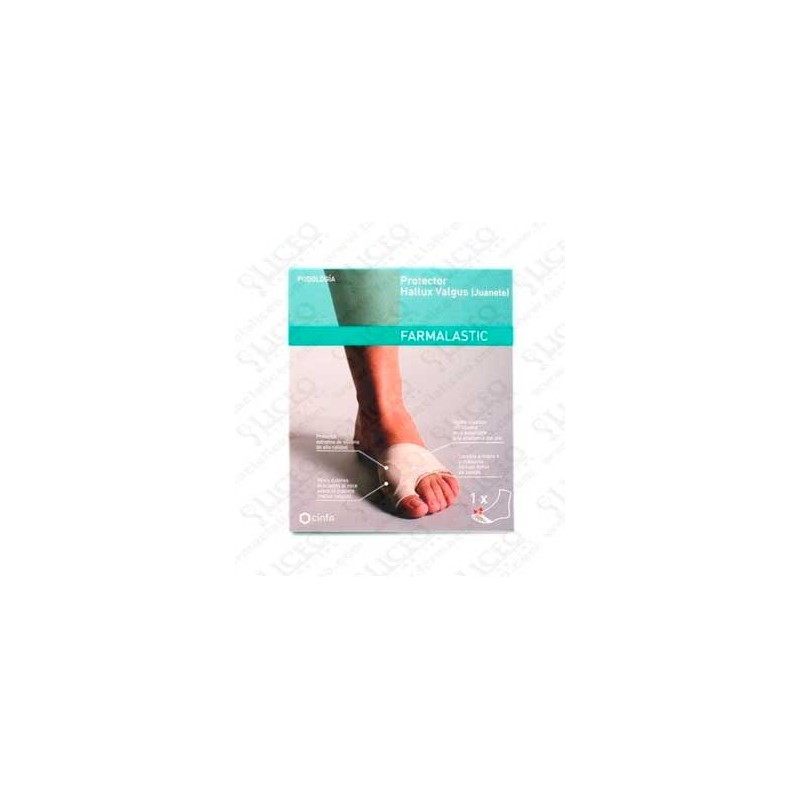 PROTECTOR JUANETES HALLUX VALGUS FARMALASTIC GEL MEDIANA
