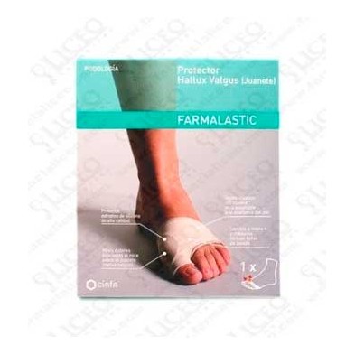 PROTECTOR JUANETES HALLUX VALGUS FARMALASTIC GEL MEDIANA