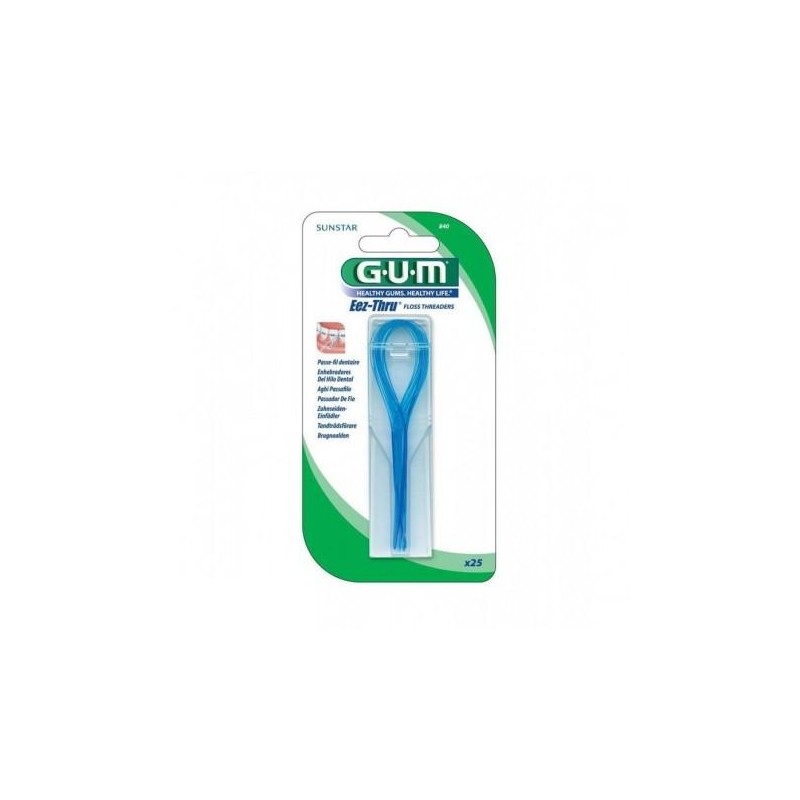 GUM ENHEBRADOR DE SEDA DENTAL GUM 840 25 UNIDADES