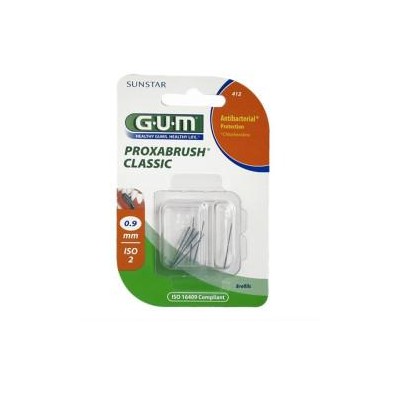 CEPILLO INTERDENTAL PROXABRUSH-412 RECAMBIO 0.9 8 UNIDADES