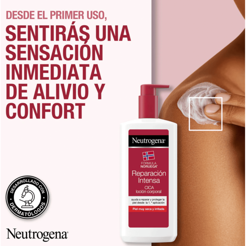 NEUTROGENA FORMULA NORUEGA LOCION CORPORAL REPARACIÓN INTENSIVA PIEL MUY SECA/RUGOSA 750 ML