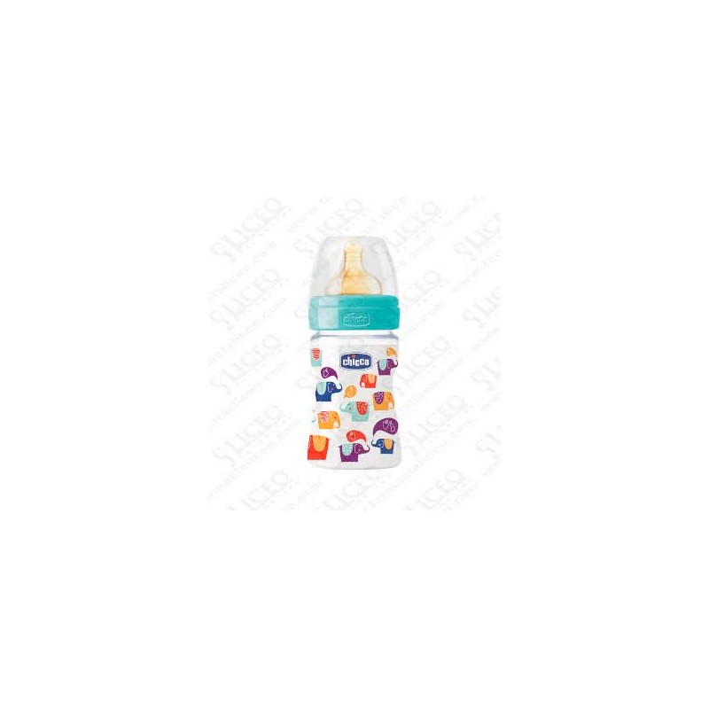 BIBERON PLASTICO PP T CAUCHO CHICCO FISIOLOGICO +0M 150 ML