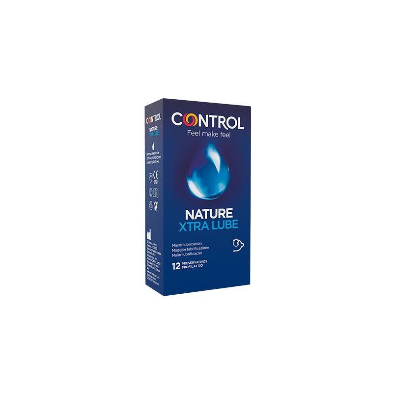 CONTROL ADAPTA NATURE EXTRA LUBE PRESERVATIVOS 12 UNIDADES