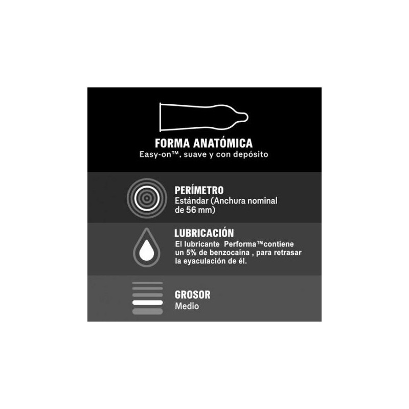 Durex Placer Prolongado 12Ud