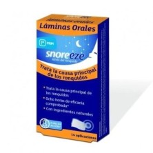 SNOREEZE LAMINAS ORALES 14 UNIDADES