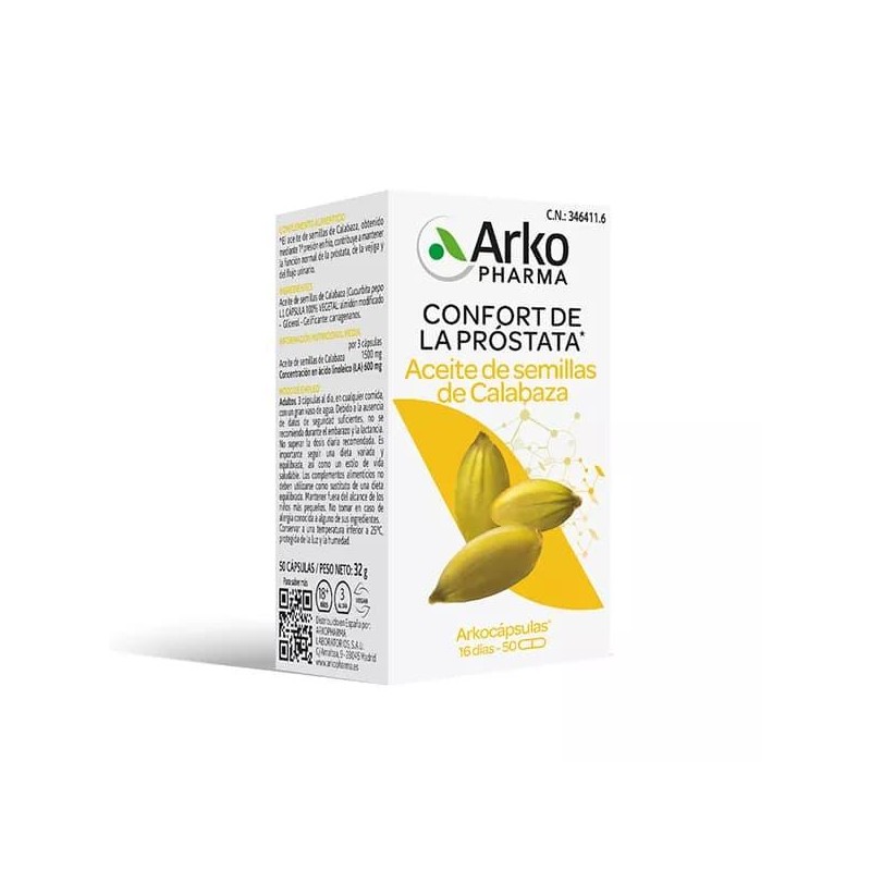 Aceite Semillas Calabaza Arkocaps
