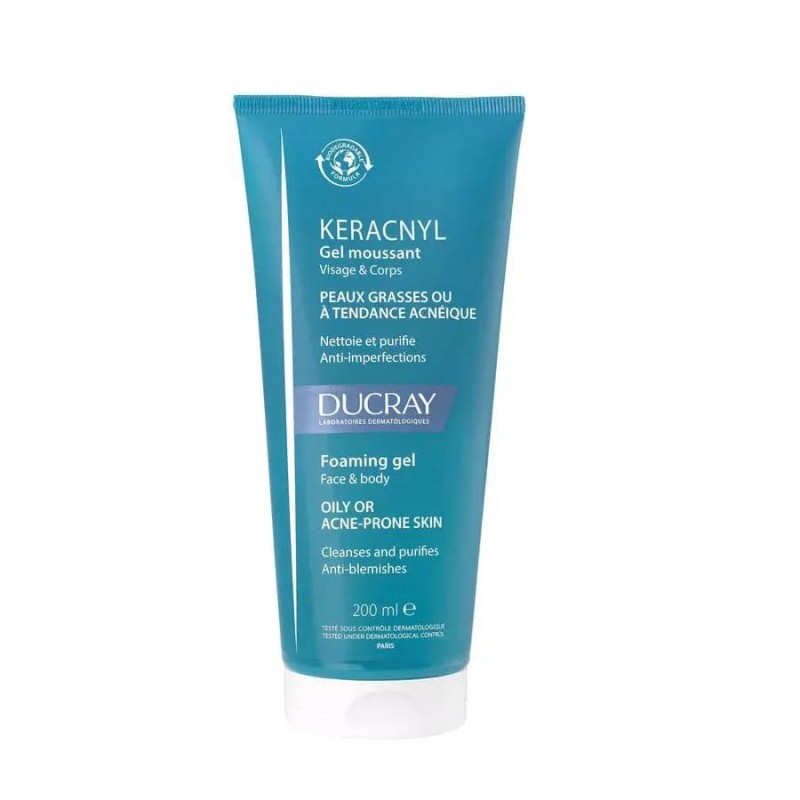 DUCRAY KERACNYL GEL LIMPIADOR 200 ML 