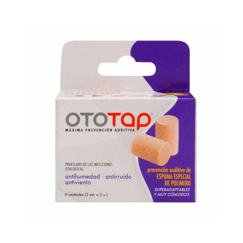 TAPONES OIDOS OTOTAP ESPUMA 6 UNIDADES
