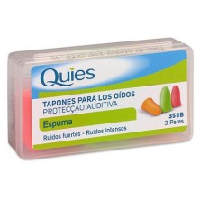 QUIES TAPONES OIDOS 35 DB GOMA DISCO 6 UNIDADES