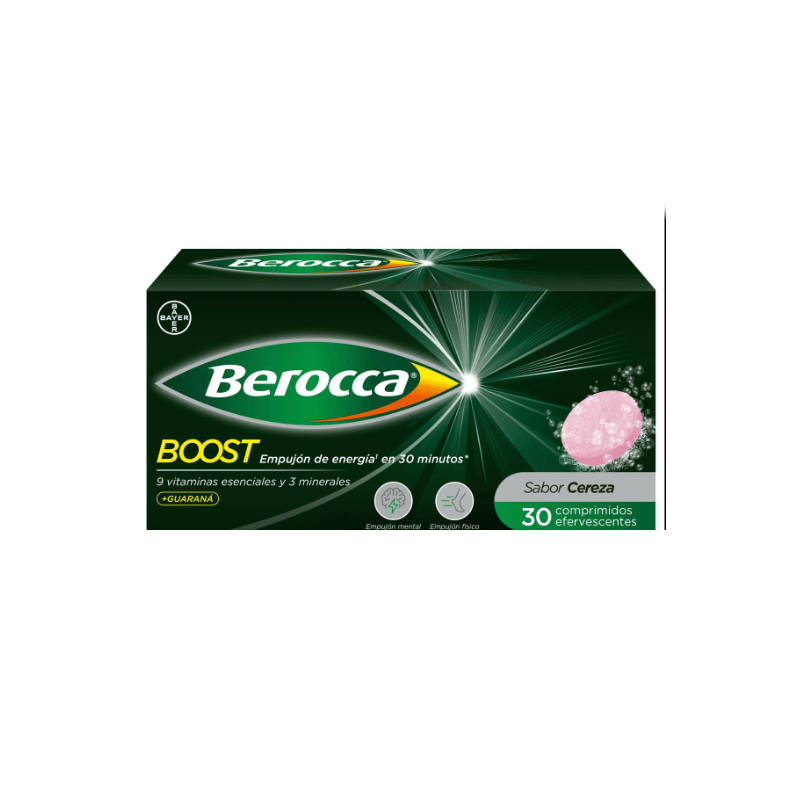 BEROCCA BOOST COMP EFERVESC 30 COMP