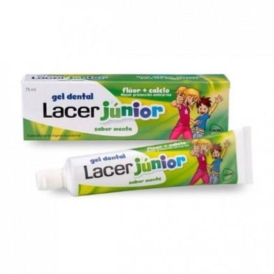 LACER JUNIOR GEL DENTAL 75 ML MENTA