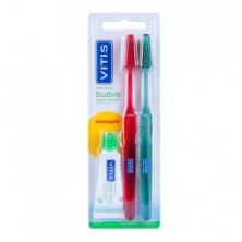 CEPILLO DENTAL ADULTO VITIS SUAVE DUPLO