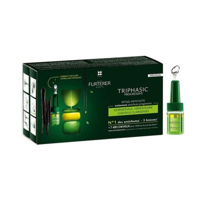 TRIPHASIC SUERO REGENERADOR ANTICAIDA RENE FURTERER 5,5 ML 8 UNIDADES