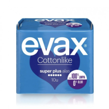 EVAX COTTONLIKE SUPER PLUS ALAS 10 UNIDADES