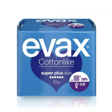 EVAX COTTONLIKE SUPER PLUS ALAS 10 UNIDADES