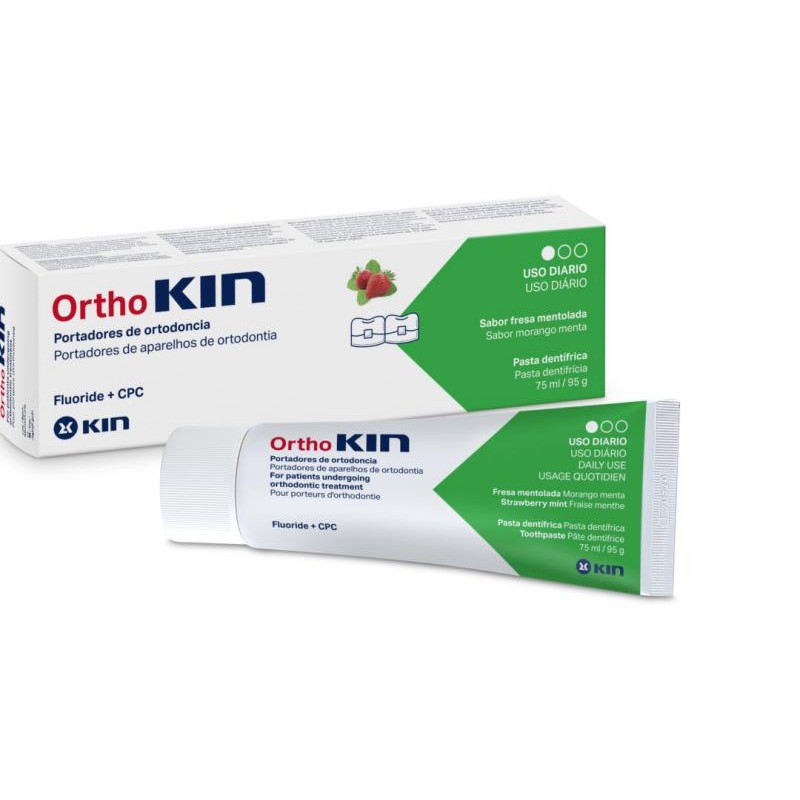 ORTHOKIN PASTA DENTIFRICA 75 ML FRESA MENTOLADA