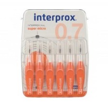 CEPILLO DENTAL INTERPROXIMAL INTERPROX SUPER MICRO 6 UNIDADES