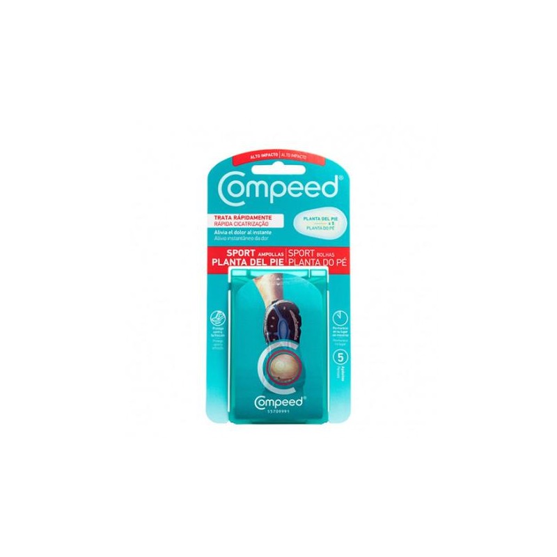COMPEED AMPOLLAS PLANTA DEL PIE 5 UNIDADES