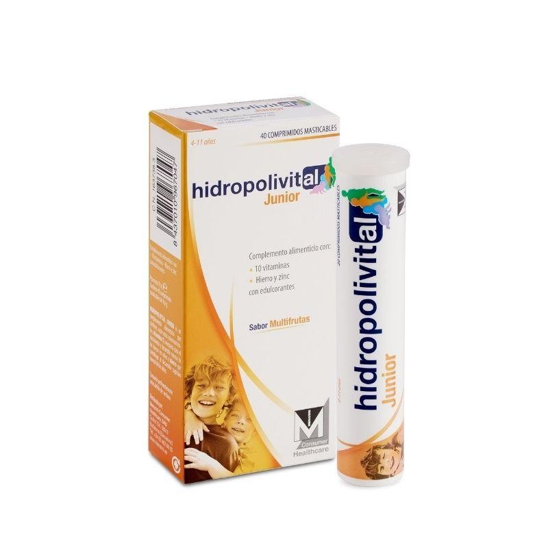 HIDROPOLIVITAL JUNIOR COMPRIMIDOS MASTICABLE 40 COMPRIMIDOS