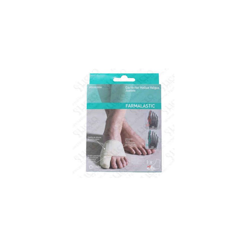 CORRECTOR HALLUX VALGUS JUANETE TALLA MEDIANA FARMALASTIC