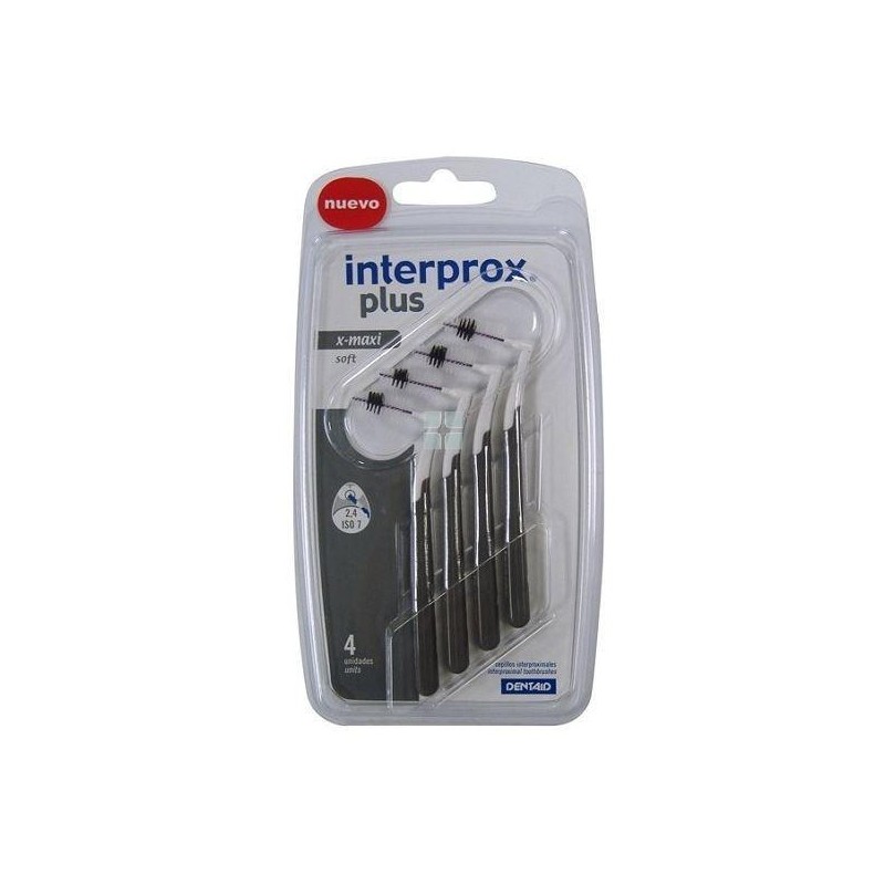 CEPILLO DENTAL INTERPROXIMAL INTERPROX PLUS X-MAXI 4 UNIDADES
