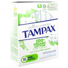TAMPAX COTTON PROTECTION 16 UNIDADES SUPER