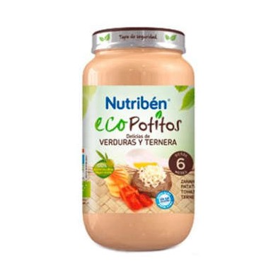 NUTRIBEN ECO DELICIAS VERDURAS TERNERA 250 GR