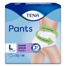 TENA PANTS MAXI TALLA L 10 UNIDADES