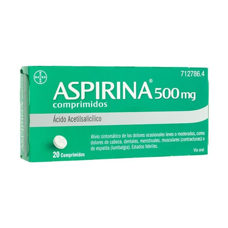 Aspirina® 500 mg 20 comprimidos