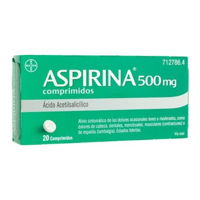 Aspirina® 500 mg 20 comprimidos