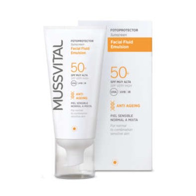 MUSSVITAL FACIAL FLUID EMULSION SPF50+ 50 ML