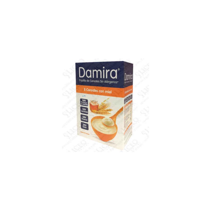 DAMIRA PAPILLA 8 CEREALES CON MIEL 600 G (300 G