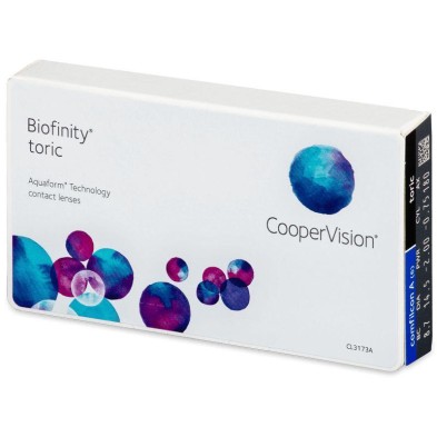 LENTES DE CONTACTO BIOFINITY TORICAS 6 UNIDADES