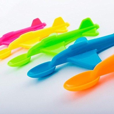 NEON KIDS AEROPLANO CUCHARA COLORES