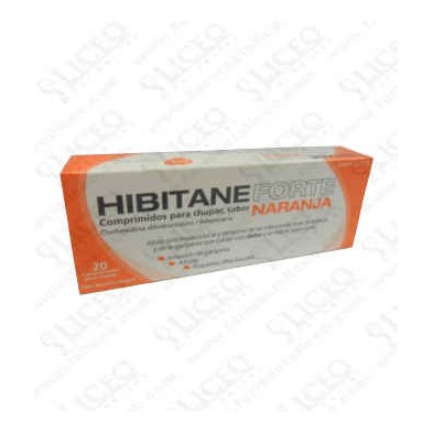 HIBITANE FORTE 20 COMPRIMIDOS PARA CHUPAR NARANJ