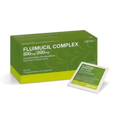 FLUIMUCIL COMPLEX 500/200 MG 12 COMPRIMIDOS EFER