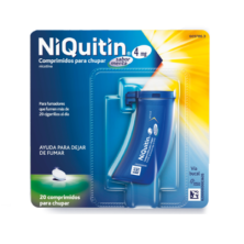 NIQUITIN 4 MG 20 COMPRIMIDOS PARA CHUPAR MENTA
