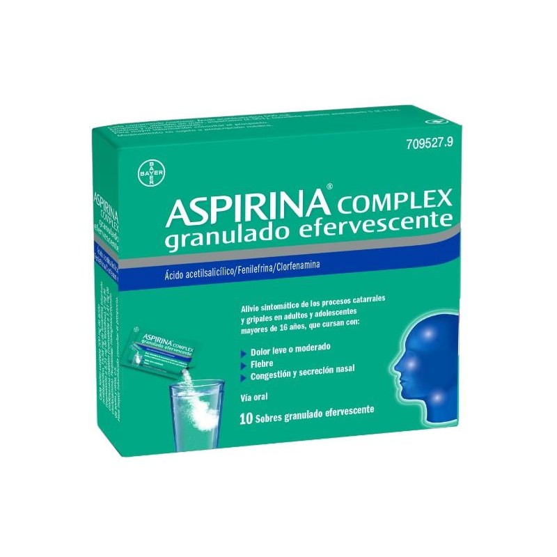 Aspirina Complex 10 Sobres Efervescentes