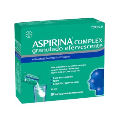 Aspirina Complex 10 Sobres Efervescentes