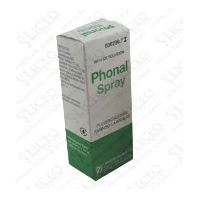 PHONAL SPRAY AEROSOL TOPICO SOLUCION 20 ML