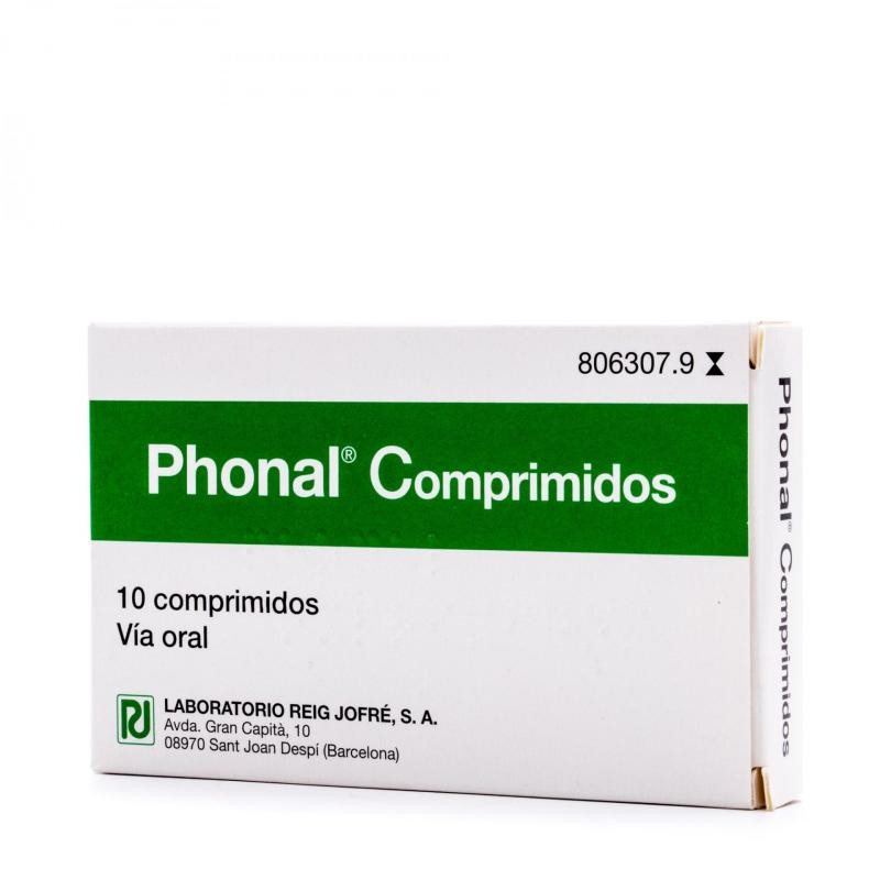 Phonal 10 Comprimidos