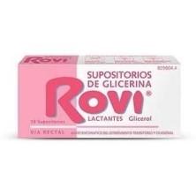 SUPOSITORIOS GLICERINA ROVI LACTANTES 10 SUPOSIT