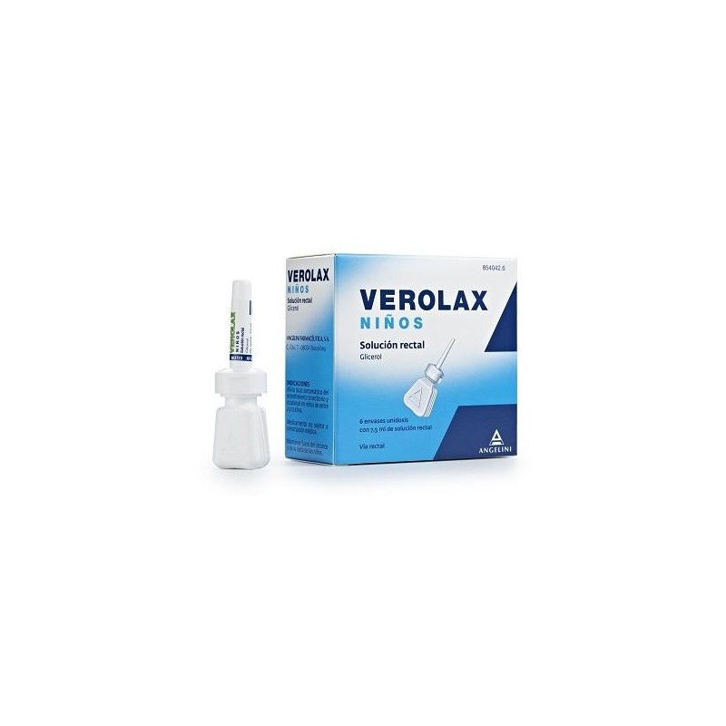 VEROLAX NIÑOS 1.8 ML SOLUCION RECTAL 6 ENEMAS 2.