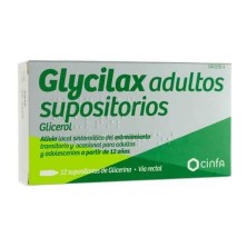 SUPOSITORIOS GLICERINA GLYCILAX ADULTOS 3.31 G 1