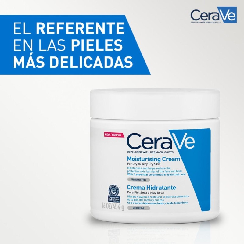 CERAVE CREMA HIDRATANTE PIEL SECA 454 G