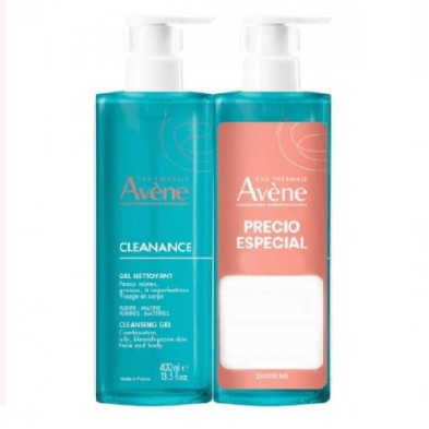 DUPLO AVENE CLEANANCE GEL LIMPIADOR 2X400ML
