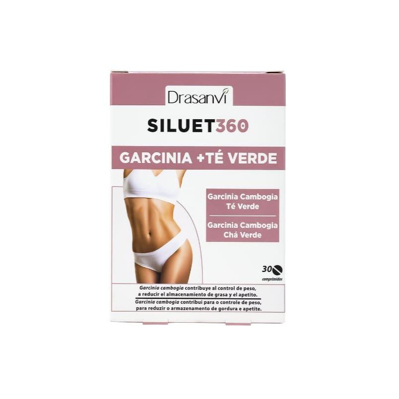 DRASANVI SILUET 360º GARCINIA + TE VERDE 30 COMPRIMIDOS