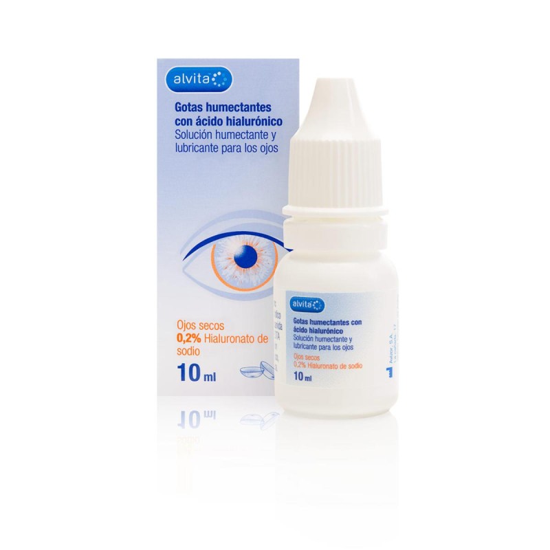 ALVITA GOTAS HUMECTANTES CON ACIDO HIALURONICO 1 ENVASE 10 ML