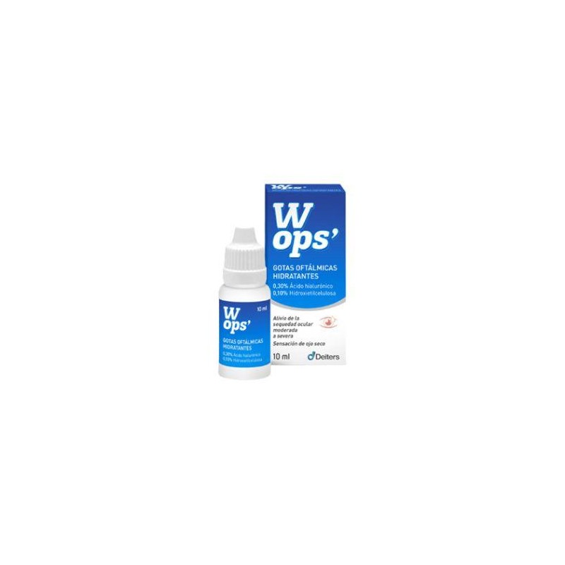 WOPS GOTAS OFTALMICAS HIDRATANTES 1 FRASCO 10 ML