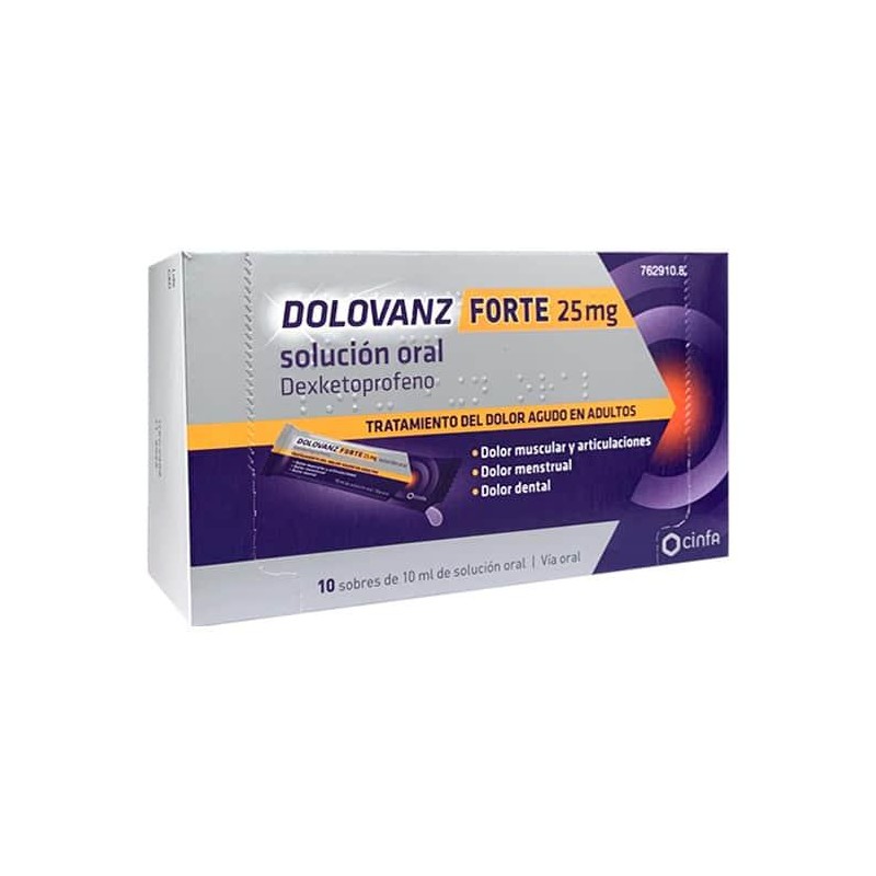 DOLOVANZ FORTE SOBRES 25MG